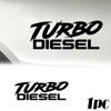 Наклейка на кузов автомобиля TURBO DIESEL, декоративная наклейка на окно автомобиля, наклейка на зеркало заднего вида, наклейка с эмблемой, аксессуары для экстерьера автомобиля