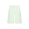SS22 Logo Print Solid Color Straight Leg Shorts Men Shorts Green HG6179