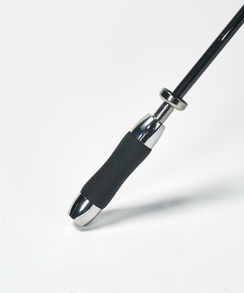 Зонт Airstream Длинный зонт Легкий Высокопрочный Защита от солнца Серебристый Гольф MQBXJX00 SVBK x F [Munsingwear] (Серебряный черный)