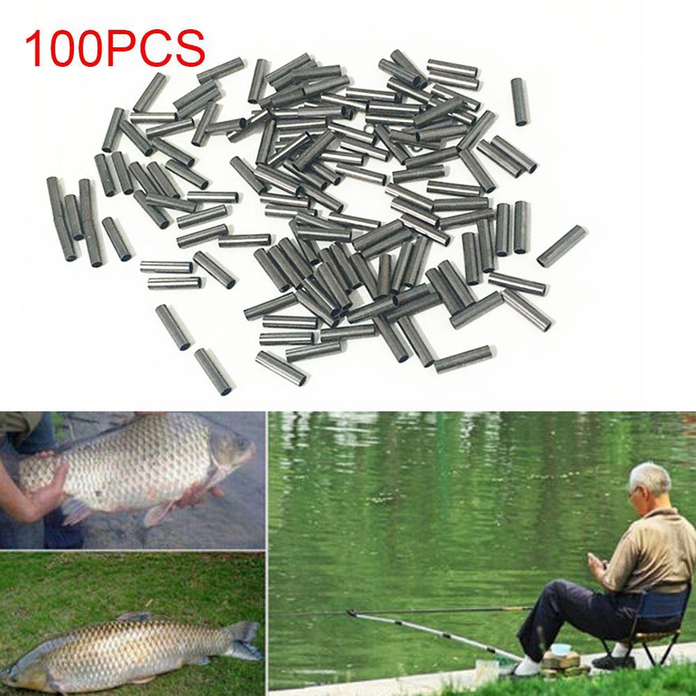 Portable Connector High Quality Fishing Wire Tube Single Copper Crimp Sleeve Line Crimping Sleeves