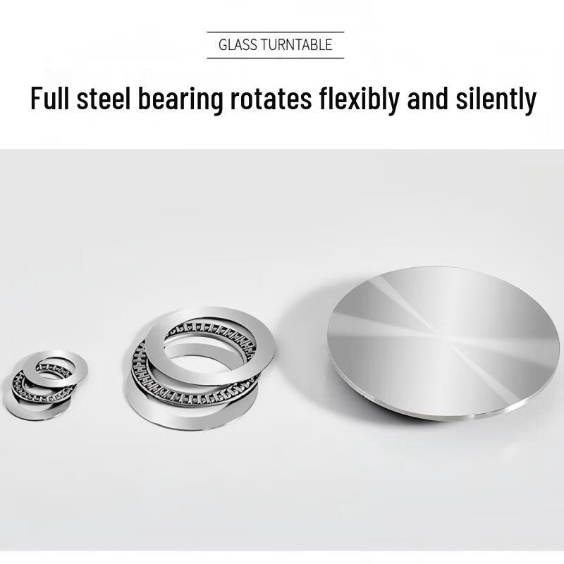 Circular Tempered Glass Dining Table Turntable