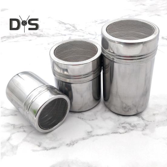 Сито для специй из нержавеющей стали с крышкой, вращающаяся крышка с мелкой сеткой, банка для приправ для перца, кофейного порошка, специй для барбекю, пищевая соль, сахарница