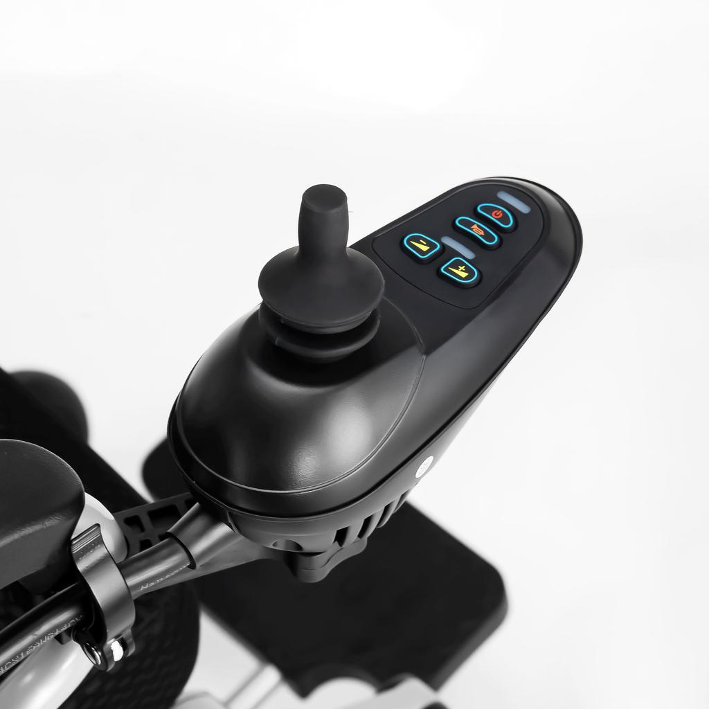 WEYRAL 203R Высококлассная электрическая инвалидная коляска 350 Вт*2 Двойной двигатель 12 Ач*2 Двойной аккумулятор Нагрузка 150 кг Сплав алюминия Запас хода 40 км Складная для пожилых людей