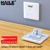 Сетевая панель HAILE Комплект HT-863C5: Панель на 3 порта с 3 модулями Cat5e
