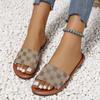 Модные женские летние новые плоские нескользящие сандалии женские повседневные удобные открытые носки для шопинга отпуск пляжные шлепанцы Zapatos