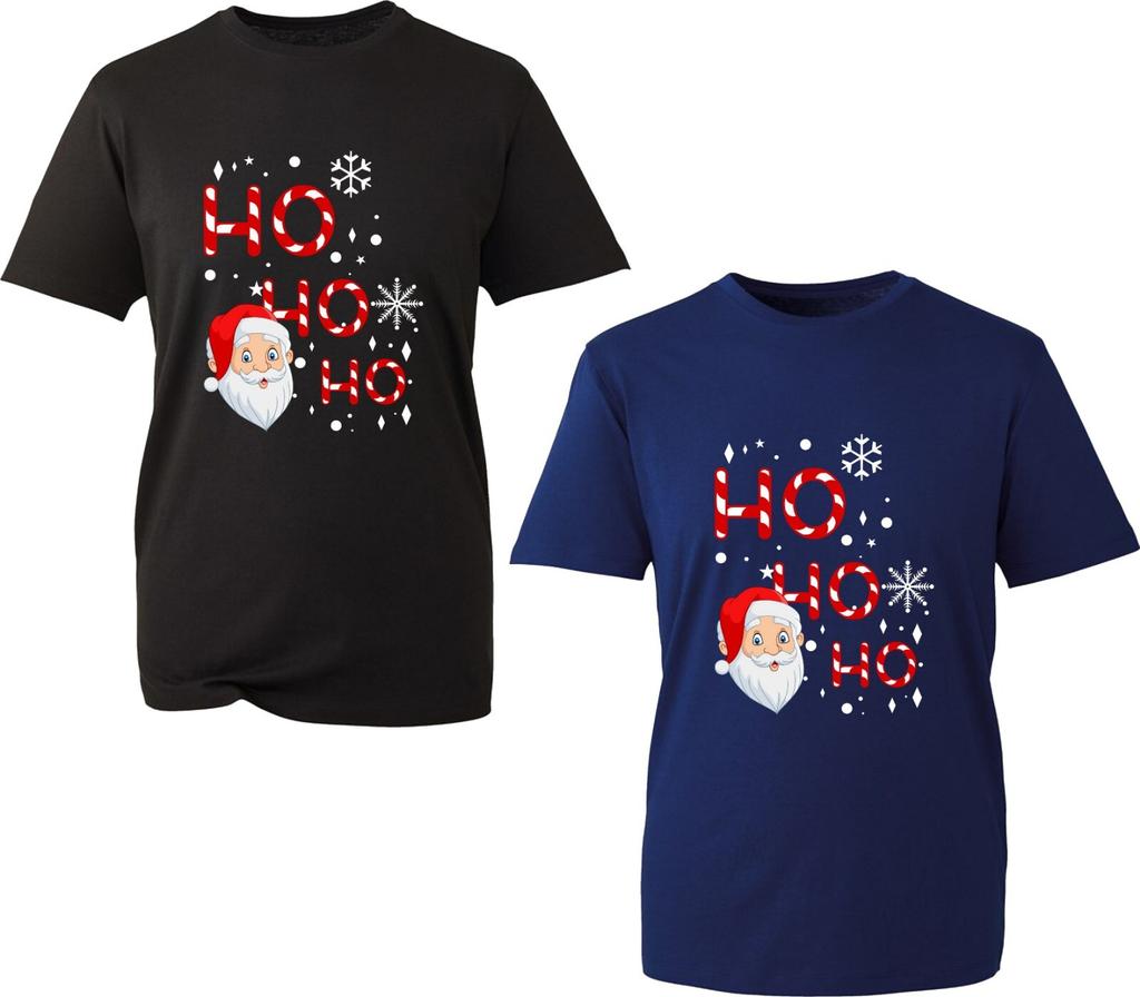 Ho Ho Ho Santa Claus Merry Christmas Tshirt Funny Xmas Tree Winter Festival Top