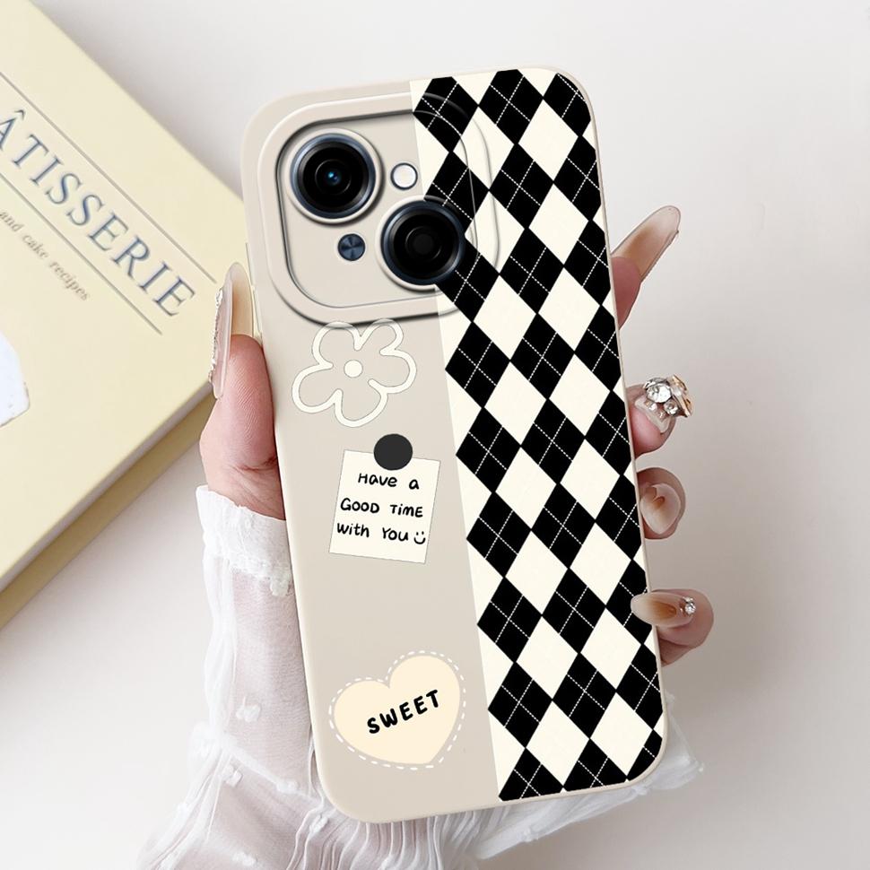 Чехол для Tecno Spark Go 1 Go1 Милый Мультяшный Чехол Мягкий Силикон Fundas Чехол для Телефона Для Tecno SparkGo Spark Go 2025 Задняя Крышка Capa