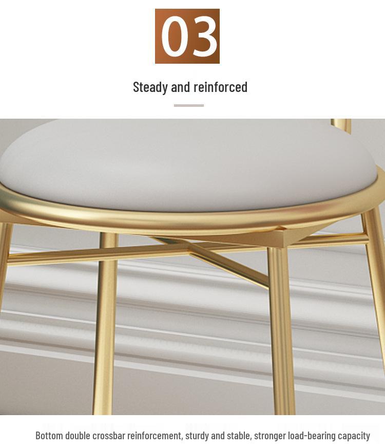 Принцесса Бабочка Стул для Макияжа со Съемной Спинкой - Идеально подходит для Маленьких Спален в Квартирах и Туалетных Зон