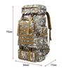 80л камуфляжный рюкзак, военная походная сумка, армейский рюкзак, водонепроницаемые дорожные рюкзаки(6 Цвет)