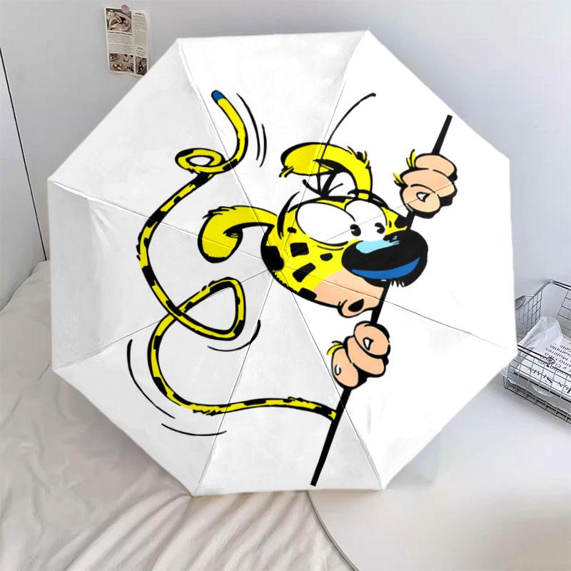 Зонт с рисунком Марсупилами, Новый Стиль, 1 шт., Автоматический Складной Зонт, Портативный Складной Дорожный Зонт, Уличный Зонт, Подарок на День Рождения