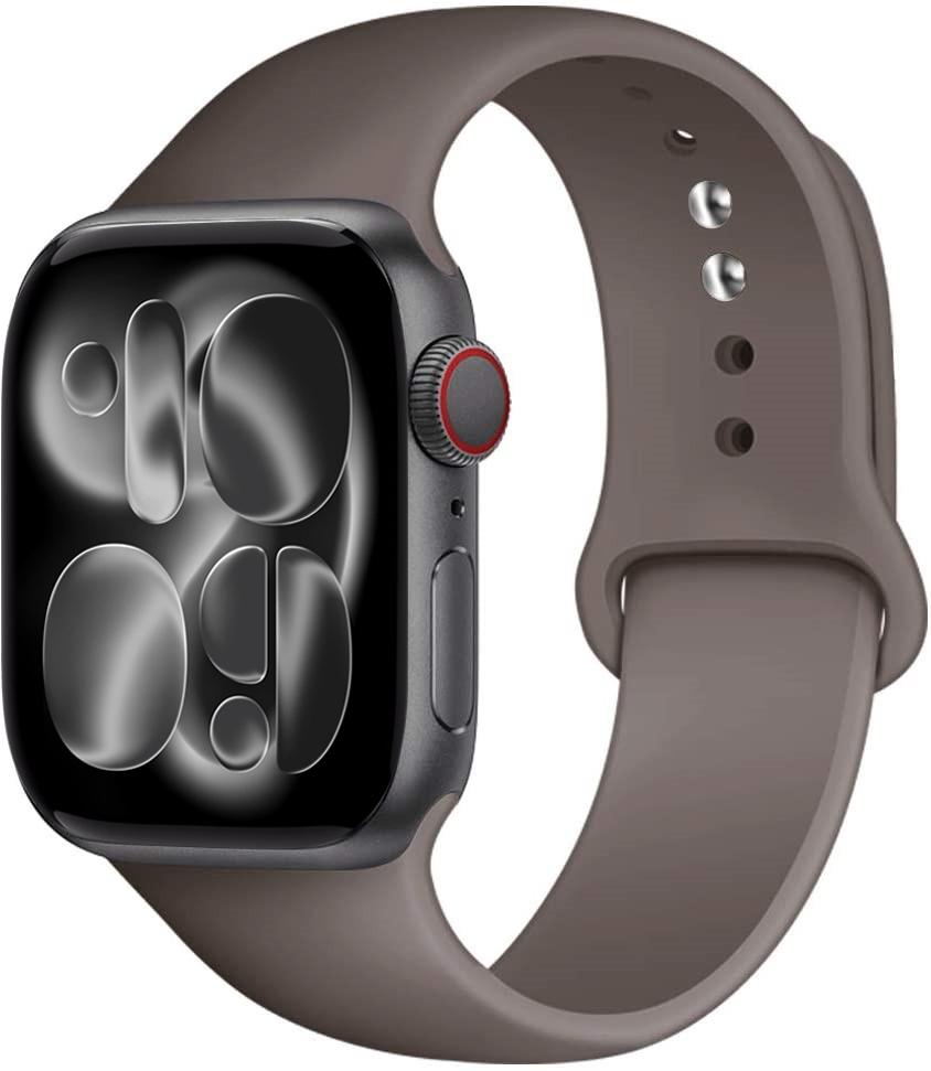 Силиконовый ремешок Для Apple Watch 11 band 44mm 40mm 49mm 45mm 41mm 38 46mm 42mm correa bracelet iWatch series 9 8 7 6 SE ultra 2 3