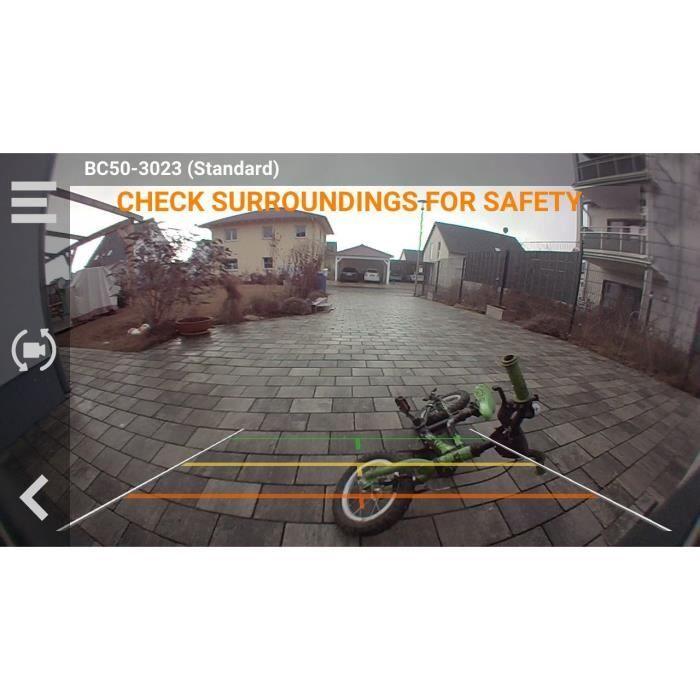 Caméra De Recul Sans Fil BC50 - GARMIN - Support Pour Plaque D'immatriculation & Support De Fixation