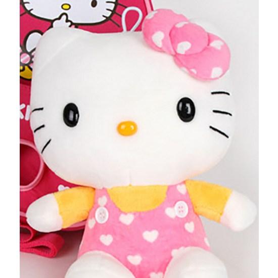 Hello Kitty Seat Belt Detachable Doll Backpack KTY-PB24P, a Popular Character In Korea