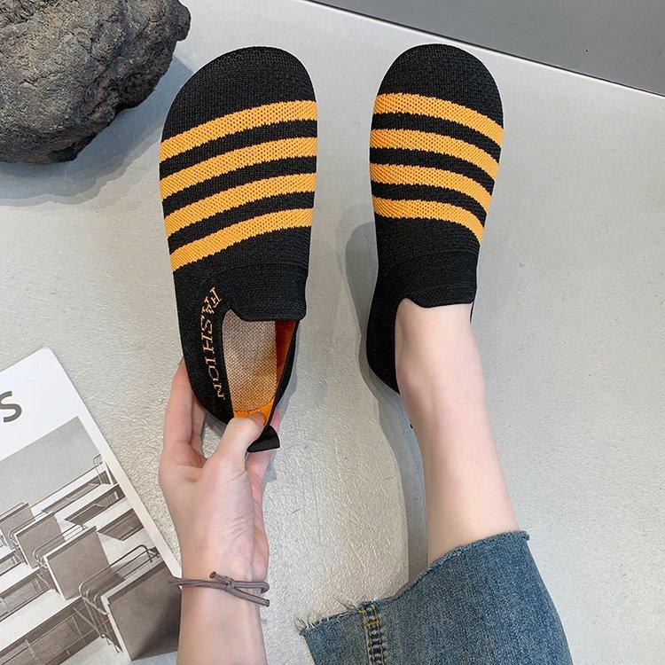 Женская повседневная обувь, легкая сетчатая обувь, женские модные кроссовки, дышащие ленивые женские мокасины, туфли на плоской мягкой подошве