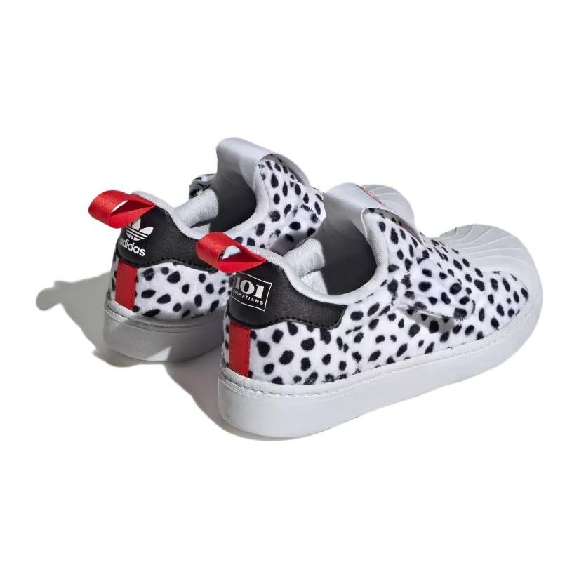 Disney x adidas Superstar 360 J 101 Далматинец - Детские кроссовки с собачьими ушками Белый Облачно-белый Основной черный ID9712