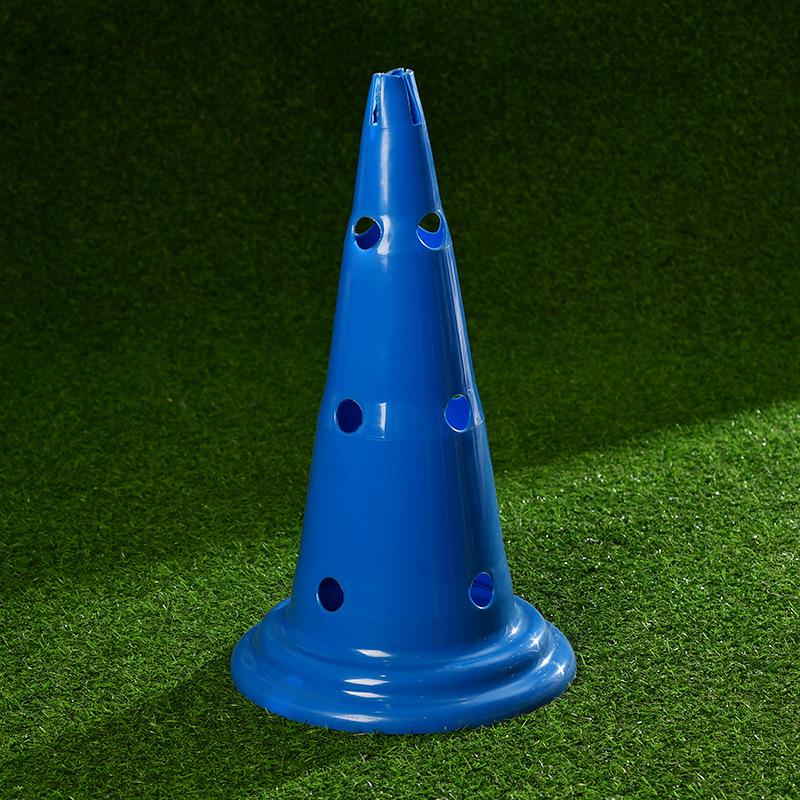 Thickened Round Bottom Football Hurdles with Holes - 30/52cm Multifunctional Training Cones