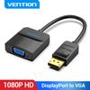 Адаптер Vention Displayport to VGA 1080P Display Port Male to VGA Female Converter для проектора HDTV монитора DP to VGA адаптер