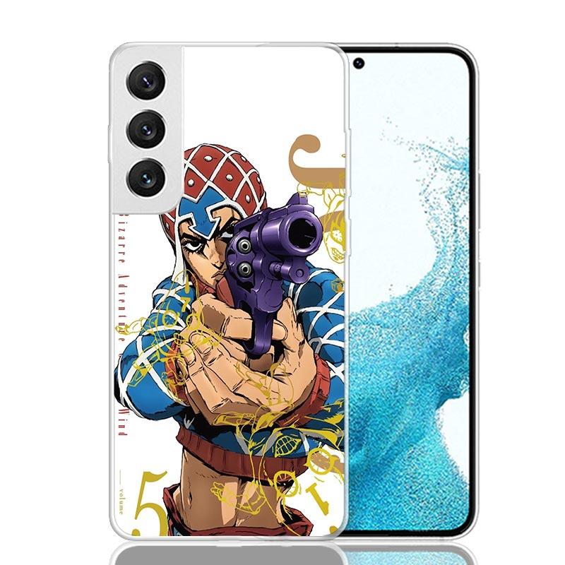 Чехол для телефона JoJo Adventure Guido Mista для Samsung Galaxy S26 S25 Edge S24 S23 FE S22 Ultra S21 Plus S20 + Fundas Cover Coque Gal