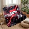 Austria Football Printed Flannel Blanket Skin Friendly Warm Decorative Throw for Indoor Couch Bed Daily Use