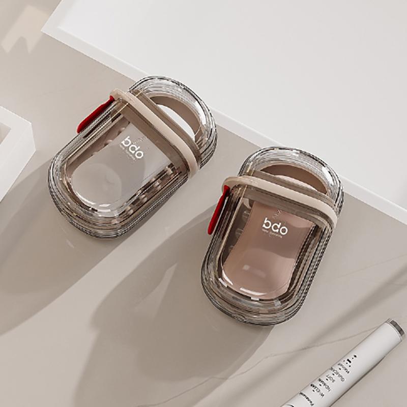 Portable Soap Dish Sealed Storage Box Waterproof Travel Home Bathroom Soap Box