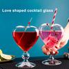 Creative Love Cocktail Glass Cup Crystal Glasses for Drinks Flute Champagne Flutes Luxury Glass Cups Wedding Wine Glasses Spirit