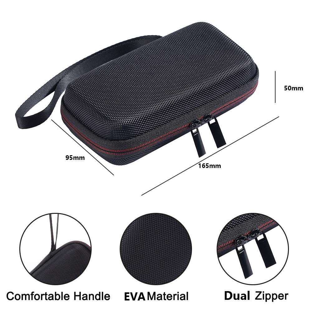 Чехлы для переноски для RG35XX H RG353M Защитный жесткий чехол для хранения из EVA Портативный защитный чехол с сеткой для аксессуара для игровой консоли
