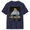 Футболка Lily Allen West End Girl Tour 2026 Хиппи Футболки С коротким рукавом Y2K Повседневная футболка Летняя Хлопок 4XL 5XL 6XL Одежда