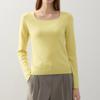 [She S miSS] Ribbed Square Neck Knit SSkpoo12570 Ye