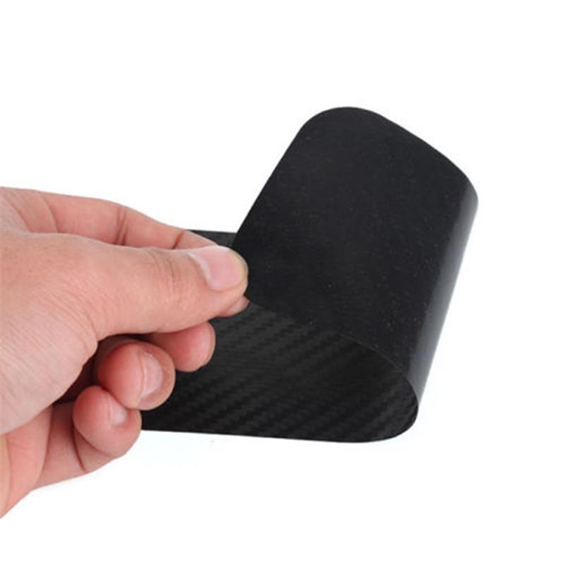 4 шт. наклейки на двери автомобиля, универсальные наклейки на пороги, защита от царапин, наклейка из углеродного волокна, водонепроницаемая защита автомобиля