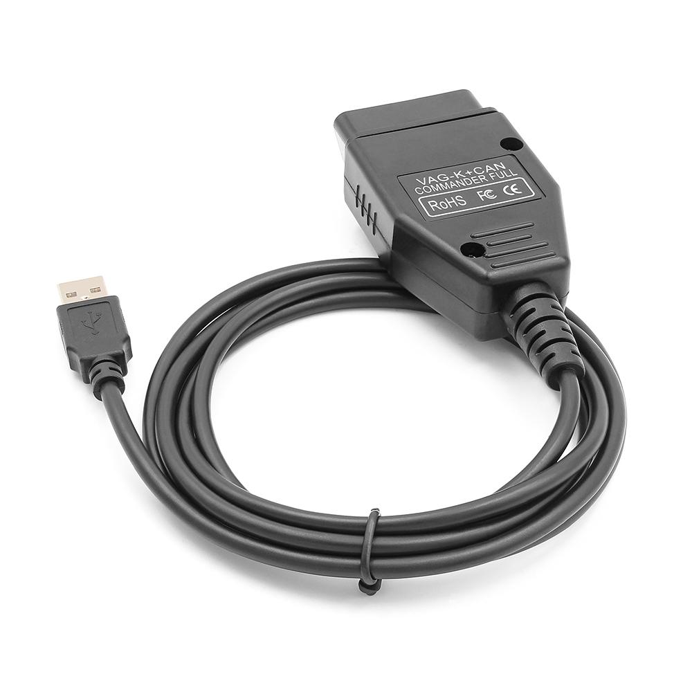 VAG K CAN Commander 1.4 K+CAN FTDI FT232RL OBD 2 OBD2 VAG COM Автомобильный диагностический инструмент Интерфейс VAGCOM K-line Кабель для VW