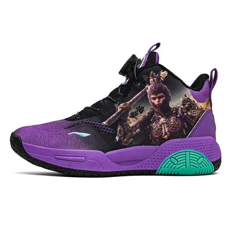 Black Myth Wukong Детские спортивные кроссовки для бега для мальчиков, сетчатые дышащие для средних и старших детей, нескользящие, дышащие баскетбольные кроссовки, лето