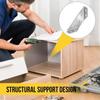 10/1Sets Universal Stainless Steel Corner Bracket Furniture Corner Connector Cabinet Table Chair Drawer Corner Brace with Screw