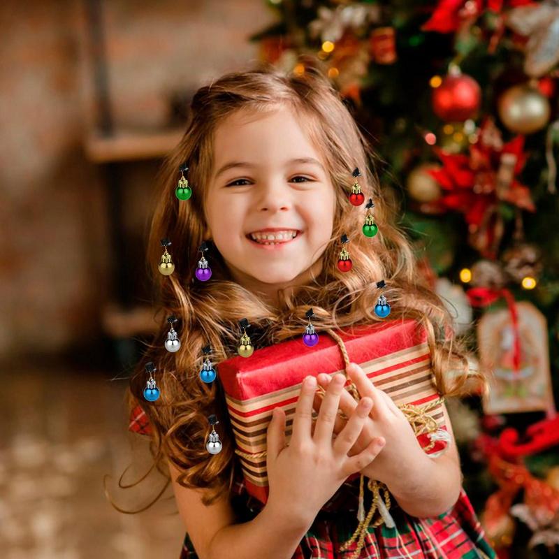 12 Цветов/набор Рождественские Шарики-Украшения для Бороды Цветные Рождественские Украшения для Лица для Мужчин Новогодние Праздничные Принадлежности