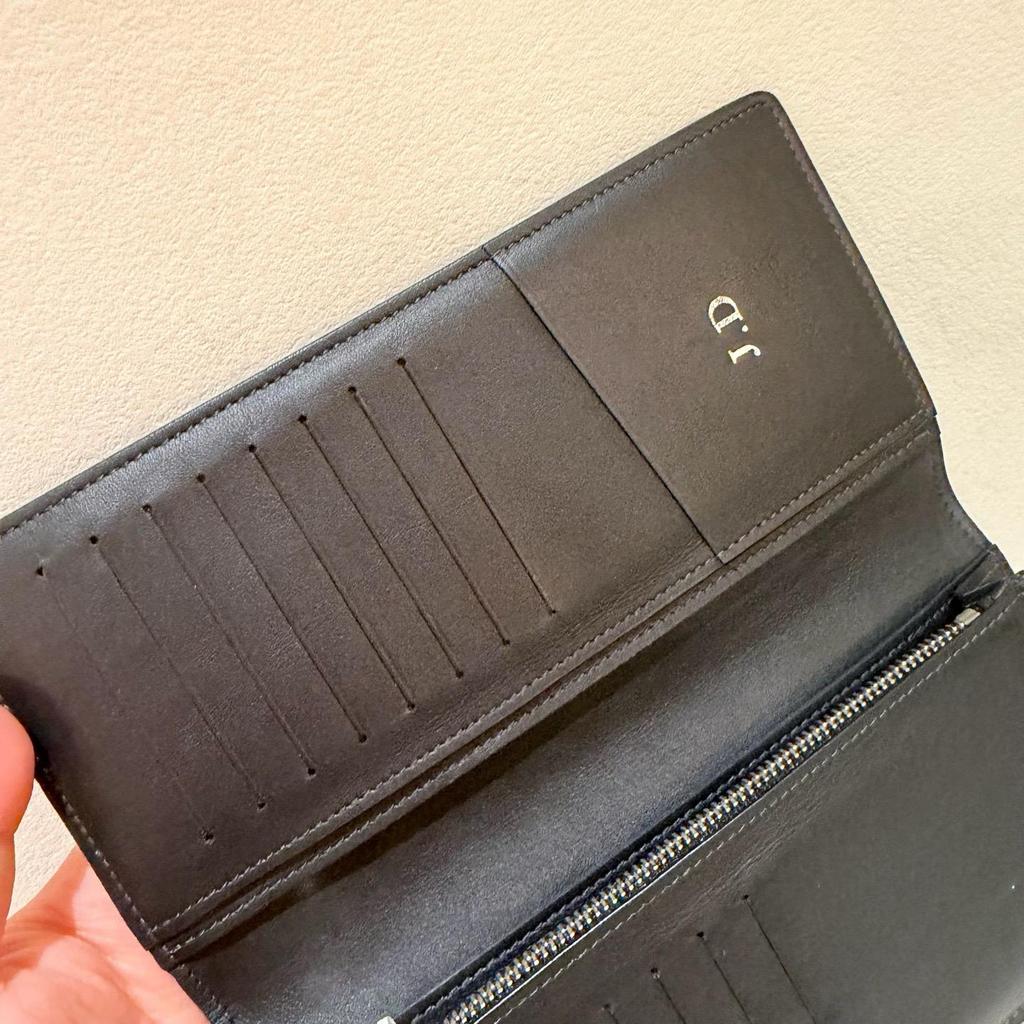 [Pre-Owned] Damier Graphite Checkered Design Flap Wallet - Very Good #KK92O9