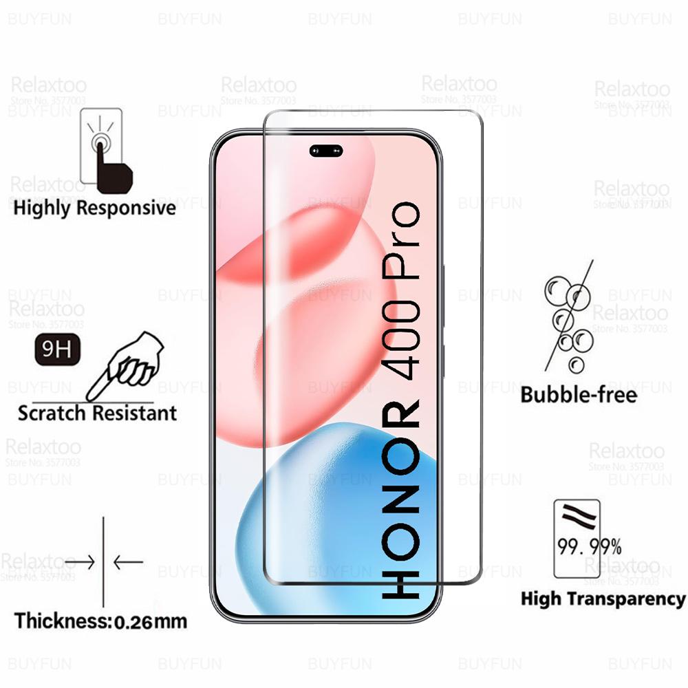 Honor400Pro Изогнутое Стекло 6To1 Камера Закаленное Стекло Для Honor 400 Pro Honor400 Pro 400Pro 5G Глобальный Защитная Пленка для Экрана HD Пленка для Линзы