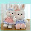 Cute Cartoon Bunny Plush Toy With Pp Cotton Filling For Girls Playroom Decor