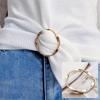 5 шт. Многофункциональные металлические зажимы для футболок, Легко собираемый фиксатор для стягивания талии, Комплект column buckle для шитья и переделок