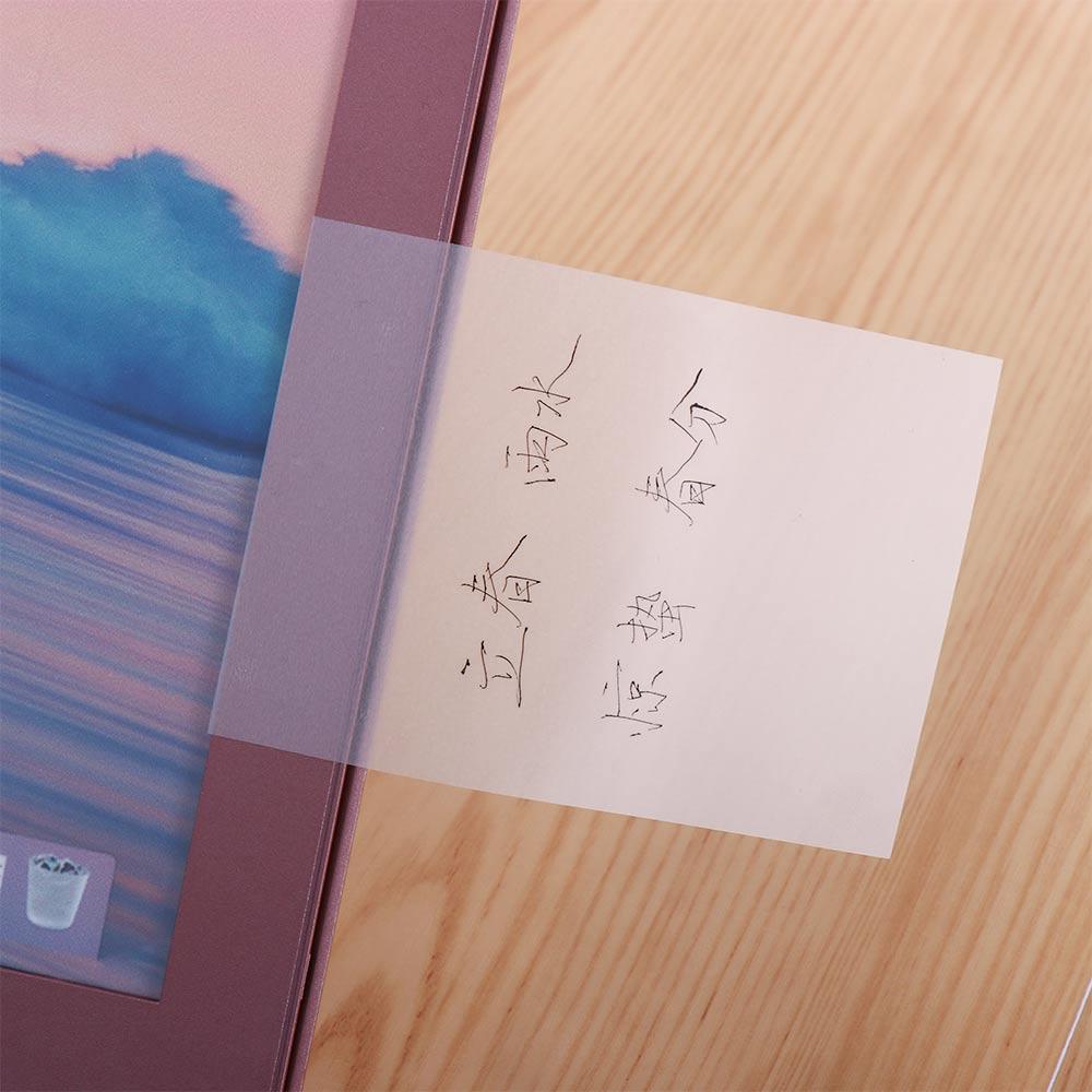 50 листов Креативный прозрачный ПЭТ блок для заметок Posted It липкие заметки наклейка для планера блокнот школьные принадлежности Канцелярские товары Каваи