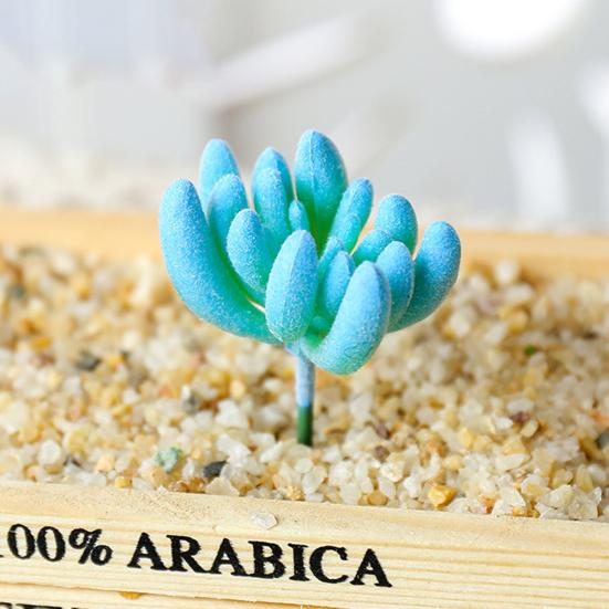 1шт искусственные сочные домашние растения флокирование DIY мебель офис бонсай декор