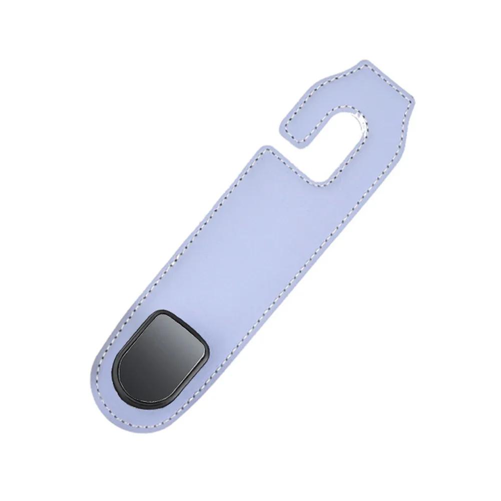 Автомобильные крючки Инструменты Сиденья Судьи Кожа Замша Авто Подголовник Крючки Хранение Вешалка Модернизация Автомобильный Интерьер Аксессуары