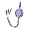 Co2 Phone Cable, 3In1 Retractable Micro Usb/ To Iphone/ Usb-C 0062