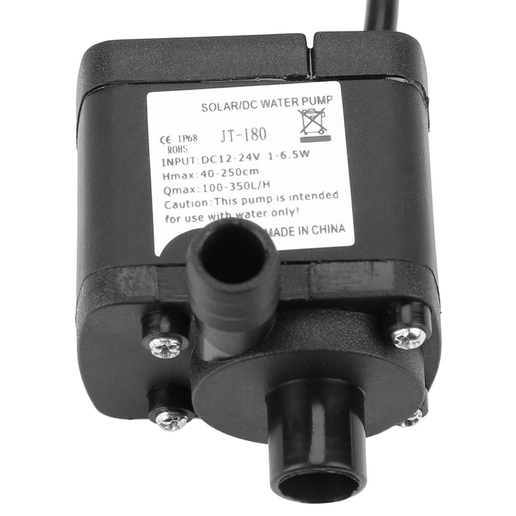 Mini DC Brushless Low Noise Water Pump for Solar Water Heater Fish Tank 24V 40 Celsius ~100 Celsius