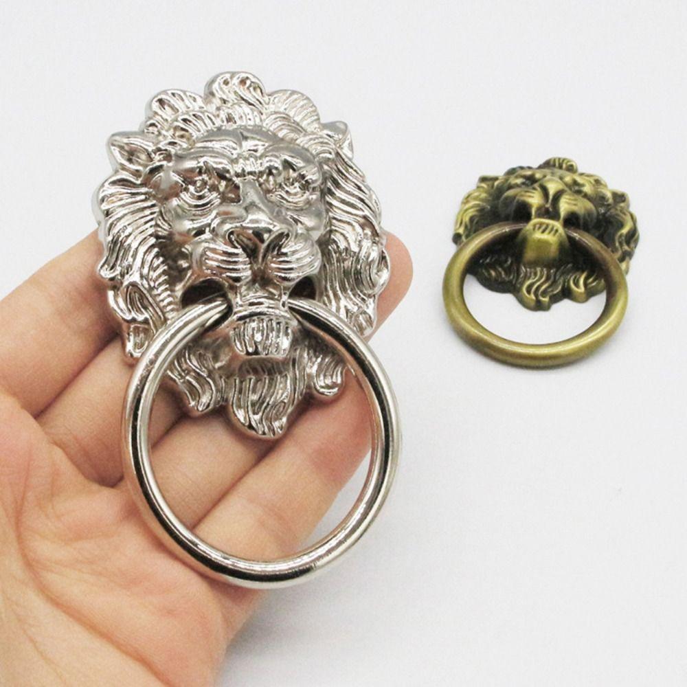 Декоративная ручка-скоба для двери Античная львиная голова Ручки для кухонного шкафа Новые ручки для ящиков