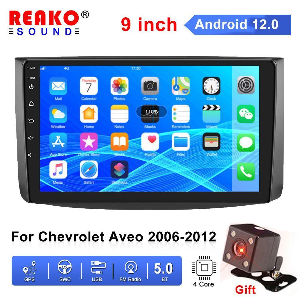 Reakosound 9-дюймовый автомобильный радиоприемник для Chevrolet Lova Captiva Gentra Aveo Epica 2006-2011, мультимедийный GPS, беспроводной CarPlay, Android Auto Stereo
