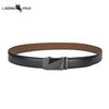 Высококачественный мужской ремень с автоматической пряжкой из натуральной коровьей кожи, простой, повседневный, деловой, универсальный ремень для брюк