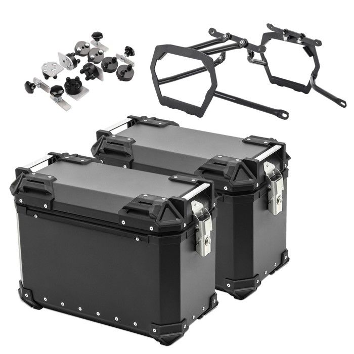 Valises laterales+supports pour Yamaha Tenere 700 / Rally 19-25 XW30 noir