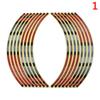 Motorcycle Wheel Sticker Moto Rim Reflective Decal Tape Vinyl 17" 18" Stripes