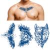 Orangutan Star Simulation Tattoo Angel Wings Wolf Head Water Transfer Chest Can Not Be Washed Off 15 Days Gradual Change Tattoo Sticker