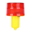 1pc Solar LED Emergency Warning Flash Light Alarm Lamp Traffic Road Boat Red Light