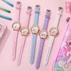 Женские кожаные часы Sanrio с мультяшным дизайном - Легкая роскошь и модный дизайн